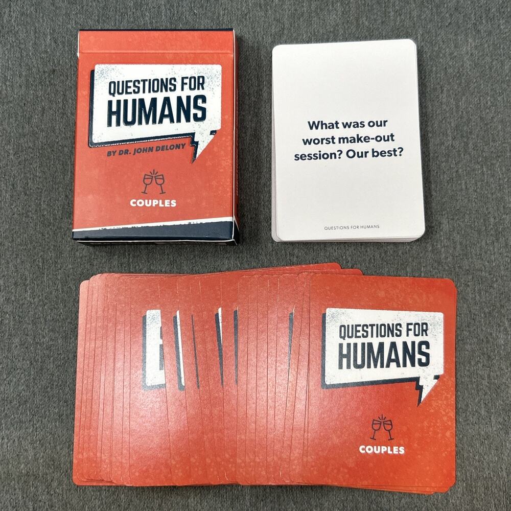 Questions for Humans Couples Edition Card Game Marriage Conversation Starters